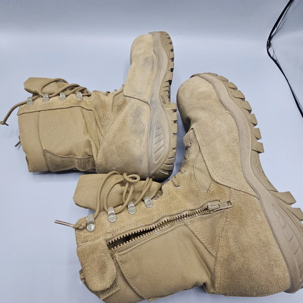 Belleville C312ZST Hot Weather Steel Toe Boots 12.5W Vibram Military Lightweight